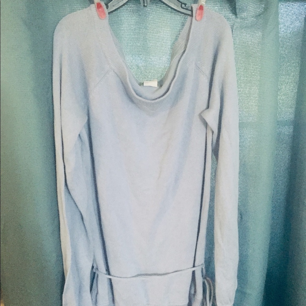 SOLD J Crew Periwinkle Scoop Neck Sweater Small